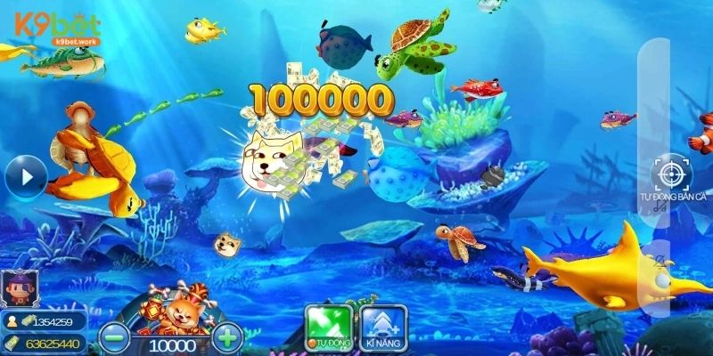 Bắn Cá Jackpot là sản phẩm nên thử tại bắn cá K9BET