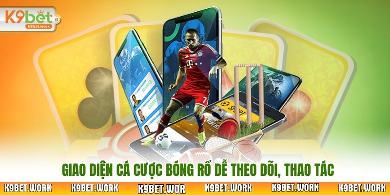 Giao diện cá cược bóng rổ dễ theo dõi, thao tác